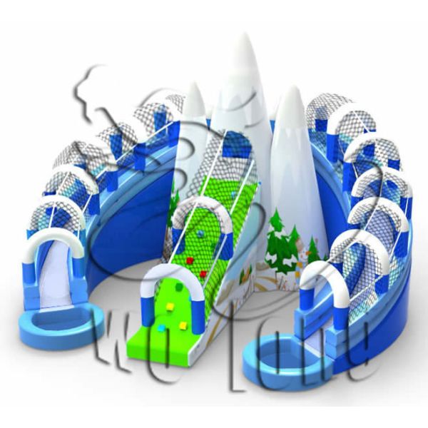 new simple iceberg inflatable slide for sale