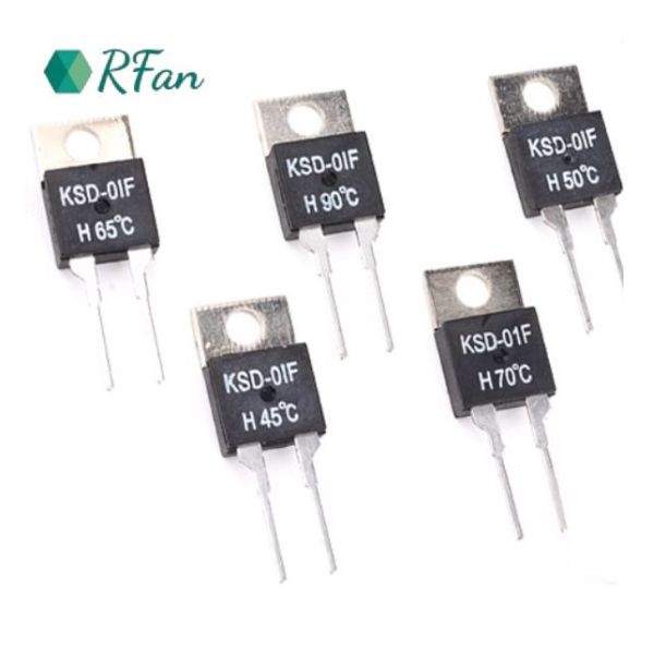 KSD01F 10A 15A Thermal Protector Resettable Thermal Cutoff Fuse For Washing