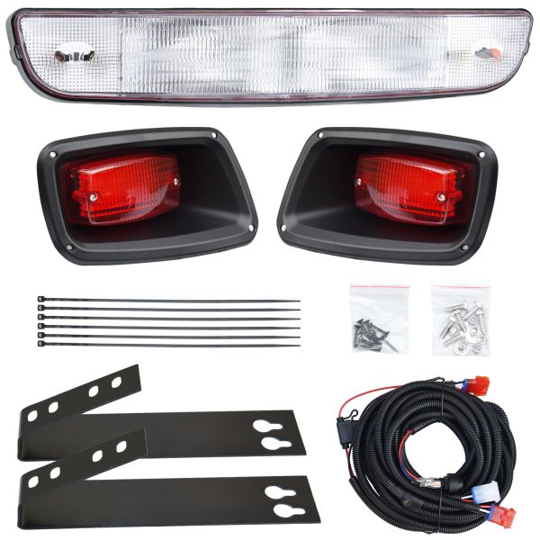 Quality Golf Cart Halogen Headlight & LED Taillight Kit Compatible With EZGO TXT wholesale