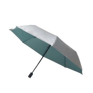 Silver Coating UPF50+ Three Folding Umbrella 105cm