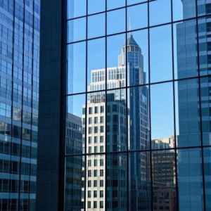 Sound Insulation Unitized Curtain Wall Class 8 Water Tightness And Class 5 Wind