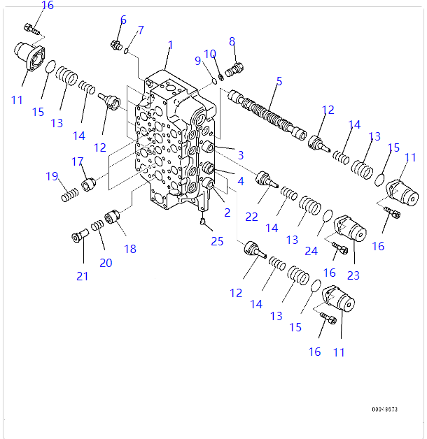709-14-94001 709-14-94002 709-15-94000 709-15-94000 For Komatsu PC1250-7 PC1250-8 PC1250LC-8 PC1250SP-8 PC1250-8R EXCAVATORS PARTS Hydraulic MAIN