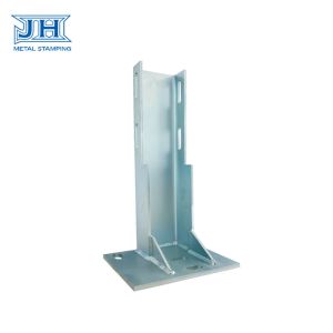 China Q235B Metal Stamping Parts Elevator Brackets Zinc Plating Surface Treatment on sale