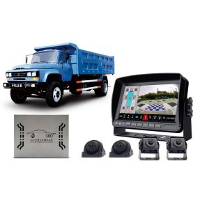 360 Degree Car Night Vision Reversing Camera 7 Inch TFT LCD Split Monitor