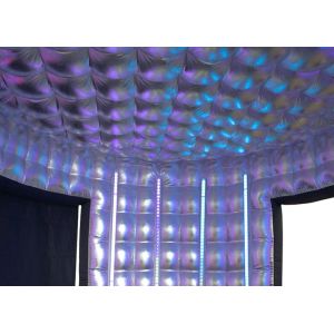 Newest Booth With Colors Changing LED Light Inflable Double stitching inside and