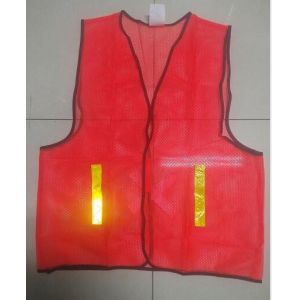 Cheap Net Type Orange Mesh Safety Vest for sale