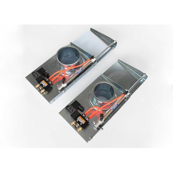 Quality Dust Extraction Automatic Blast Gates / Slide Damper For Ductwork wholesale