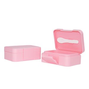 China 100g square hair wax and hair mask packaging jar, Square makeup remover blam jar with  spoon on sale