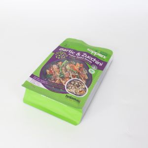 Custom design Print Flat Bottom Pouch With Easy Tear Zipper Stand up Bag For