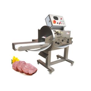 China 1000kg/h Industrial Meat Slicer Cooked Beef Braised Cutting Equipment on sale