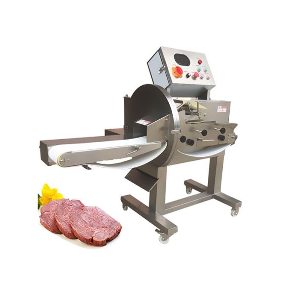 Quality 1000kg/h Industrial Meat Slicer Cooked Beef Braised Cutting Equipment wholesale