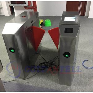 Intelligent QR Code Access Optical Turnstile with IP54 Waterproof 304 Stainless