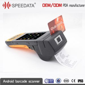 Wireless Smart ID Card Reader PDA Handheld Device Android With 4.5 LCD Display