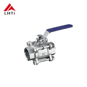 2 Piece Titanium Floating Ball Valve Ti Gr1 Gr2 ANSI Class 150 Class 300 Flanged End Connection For Acetic Acid Flow