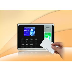 2.8" Fingerprint Time Attendance System Employee Time Clock With SSR Report