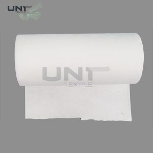 Pearl Dot Pattern Spunlace Nonwoven Fabric Cross Lapping 10cm Width