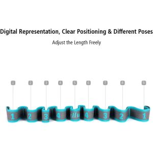 Stretch Strap, Elastic Yoga Stretching Strap, Multi-Loop Physical Therapy,