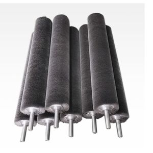 Stainless Steel Wire Wound Brush Wire Roller For Machine Metal De-Rust