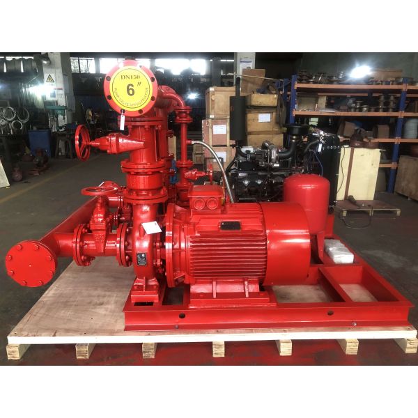 Electric/Diesel Engine Fire Fighting Solar Irrigation Water Pump Equipment