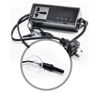 Digital Reptile Thermostat with US Plug Universal Socket ON/OFF Regulator