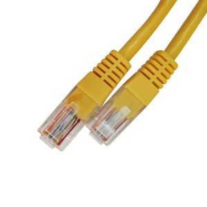 Cheap UTP Cat5 Cable Yellow Patch Cord Ethernet Cable Cat5e For Computer And Router for sale