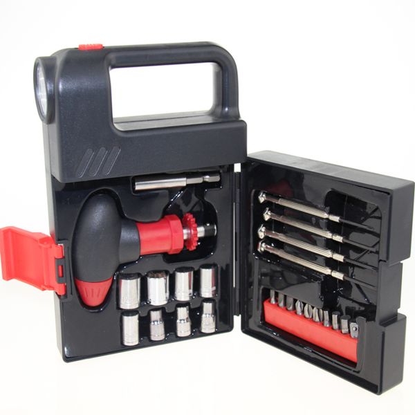 200LM 120 Degre Angle 3000K Tool Set With Flashlight 20x13x5cm 4pcs LED ABS