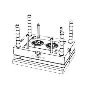 OEM/ODM: Custom electronic enclosures / Transparent bottom cover bracket (1*2)