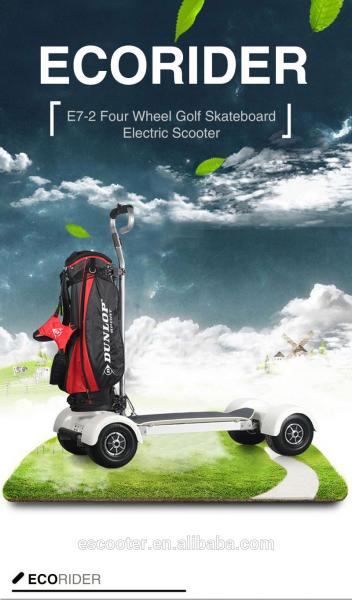 4 Wheel Electric Chariot Scooter 2000W Golf Model 60V Skateboard 10.5 Inch Tire
