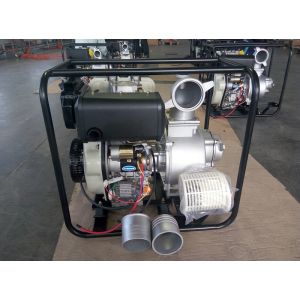 Cheap Portable 4 Inch Diesel Driven Water Pump With Electric Start And Hand Start System for sale