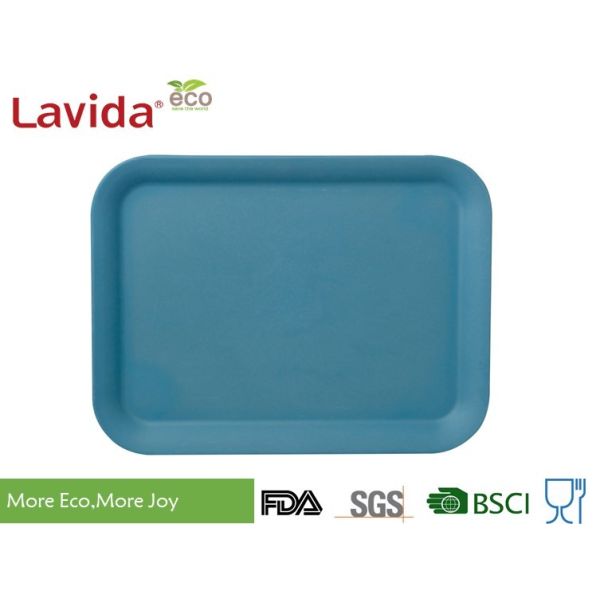 Quality Biodegradable Eco Natural Bamboo Tray Durable Customized Logo Decal Printing wholesale