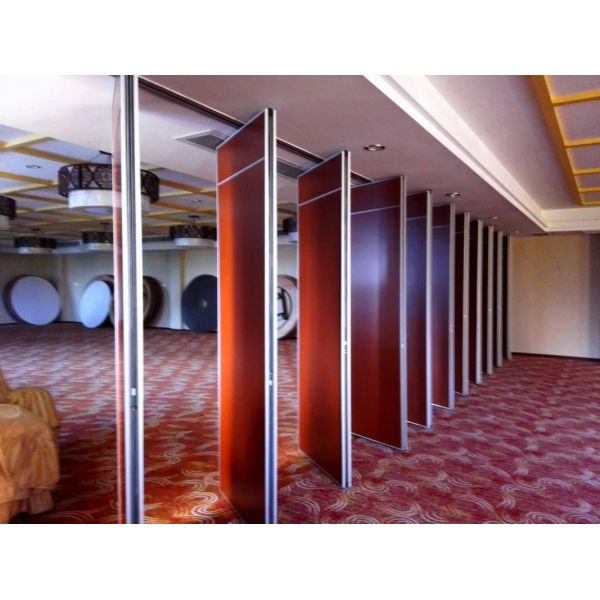 Quality Modern Acoustic Movable Wall Panels 800mm Width / Sliding Folding Partition wholesale