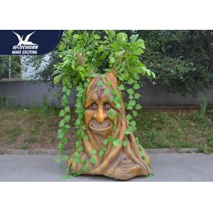 Corrosion Resistance Cartoon Talking Tree High Simulation Garden Plant Statue