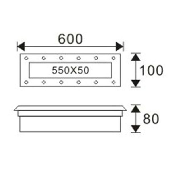LED Underground Light, LED Waterproof Light, LED Rectangle Underground Light