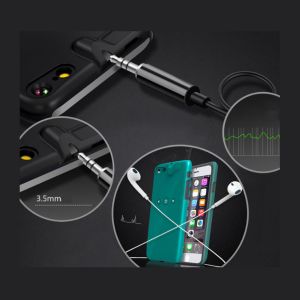 wireless bluetooth smart phone case with 3.5mm DC music interface and charging