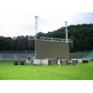 Programmable P6 LED Display Project , SMD 3535 RGB Advertising LED Wall Rental