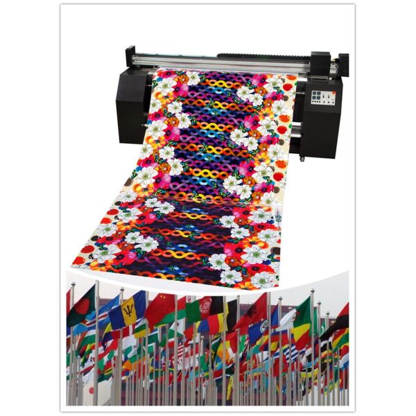 Quality Sublimation Digital Fabric Plotter Pigment Flag Printing Machine wholesale