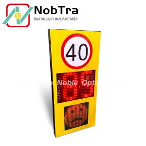 LED Radar Speed Signs With IP54 Waterproof Radar Sensitivity Setable Through App
