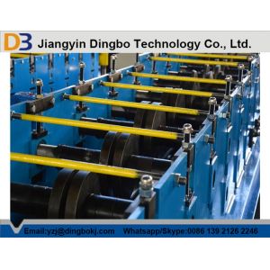 Gcr 15 Z purlin roll forming machine with 15 rows Rollers / PLC vector inverter