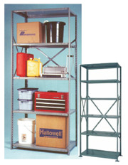 Steel Panel Slotted Angle Light Duty Shelving Racking System