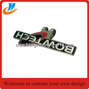 Custom high quality zinc alloy golf accessory fork,two tone plated color