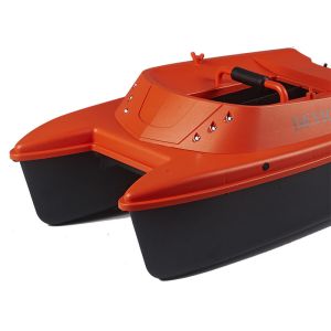 Orange DEVICT bait boat Remote range 500M DEVC-302M boat type catamaran
