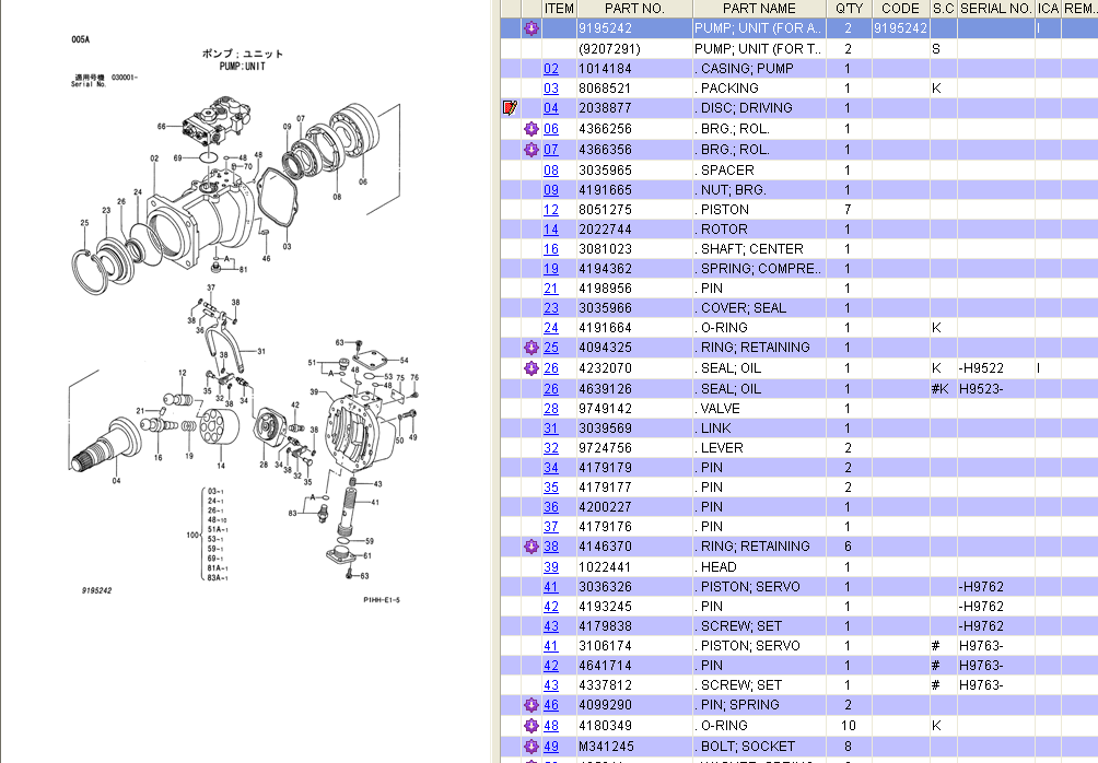 2022744 Hpv145 PUMP CYLINDER BLOCK HITACHI ZX350 EX300-5 EX300-3 zx330 zx360 zx330-3 zx360-3g 4KG MAIN PUMP PARTS