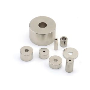 Custom Epoxy Coated Ring Magnet for Cutting and Coating Services in Anti-Rust