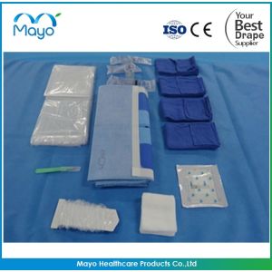 Disposable Surgical Laparotomy Abdominal Drape Pack LAP/ Laparoscopy drape