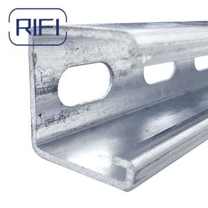 41x41 Hot Dip Galvanized Strut Channel And Fittings 10ft Silver Mounting Type