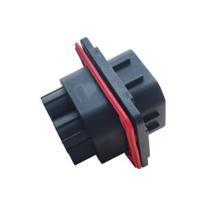 New Energy Car 2 Pin Power Hybrid Electric Vehicle Connector 9 Signal 55A