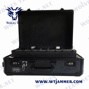 300 Watt Bomb Signal Jammer CDMA GSM AC240V 8 Channels For Police