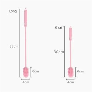 Bpa Free Multipurpose Silicone Dish Brush With Handle