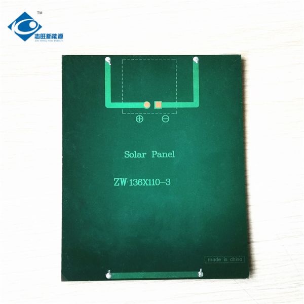 2W for smart solar street light charger ZW-136110-3 6V for solar panel lithium battery charger