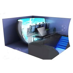 4D 9D VR Dome Cinema for Theme Parks with Motion Seats